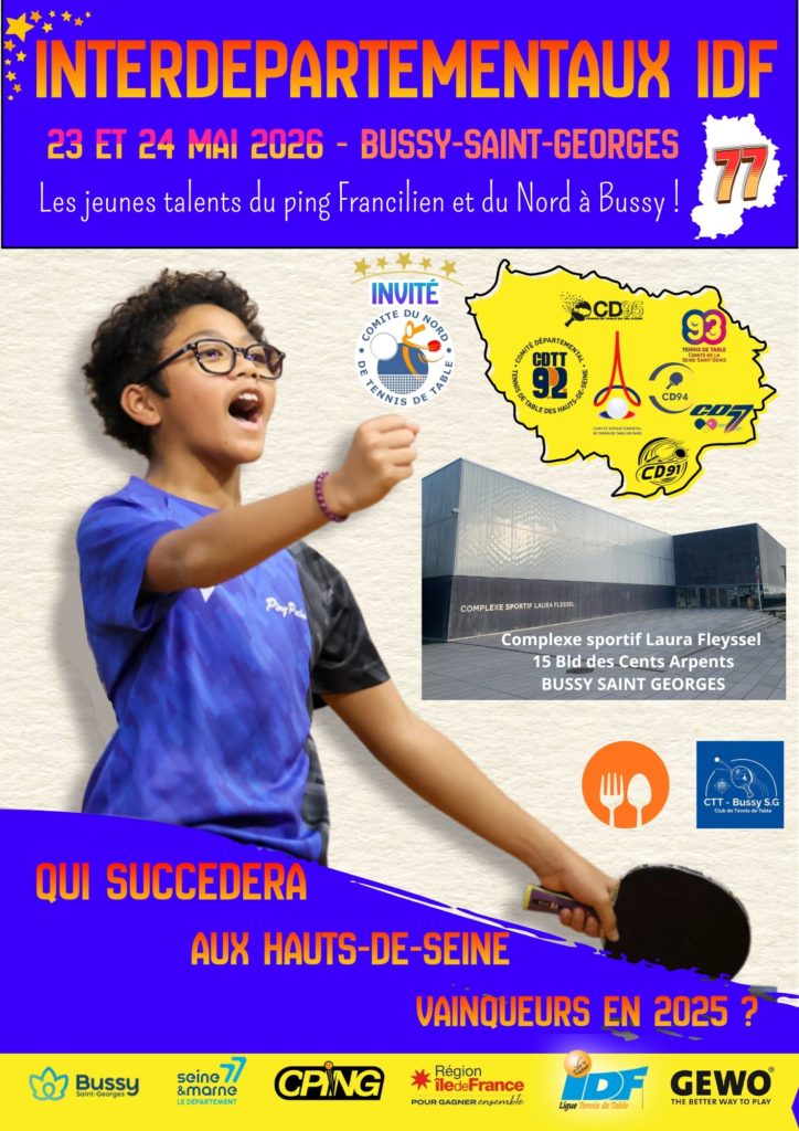 Affiche Interdépartementaux 2026