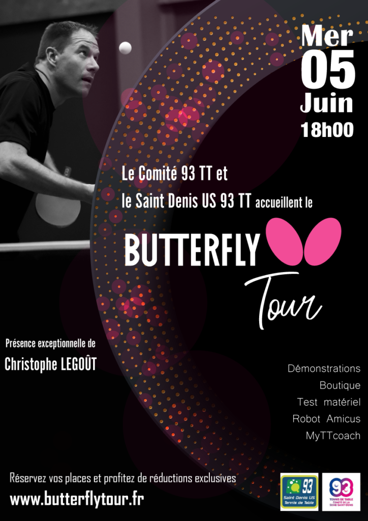 Butterfly Tour - Mercredi 5 Juin 2019 à 18H00 à Saint-Denis