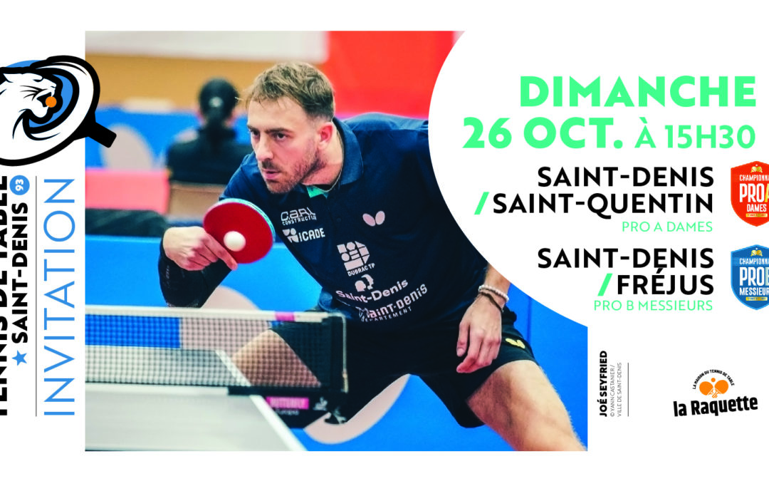 PRO A et B le 26 octobre à Saint-Denis